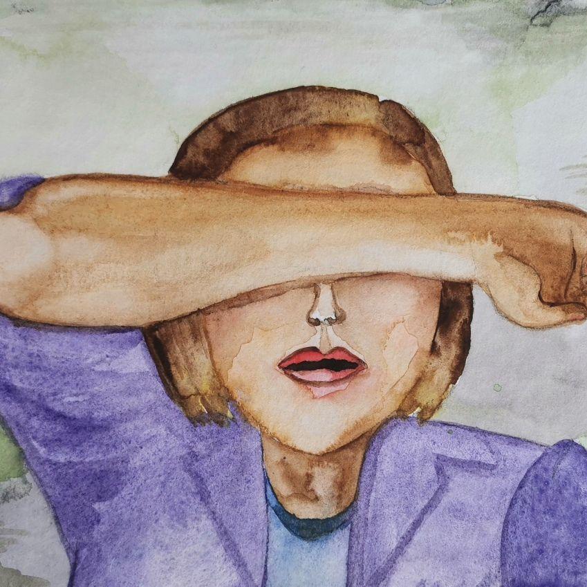 Desaster 22025, 15 x 30 cm, Aquarell auf Papier