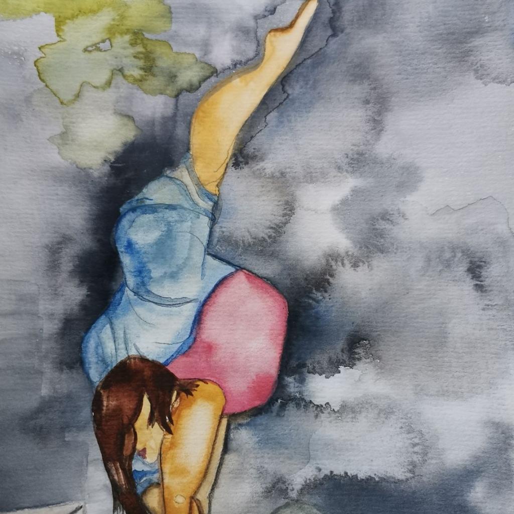 "Artistik" 2/2025, 17 x 24 cm, Aquarell auf Papier