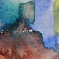 "Lebensbaum" 12/2025, 7,5 x 5cm, Aquarell auf Papier