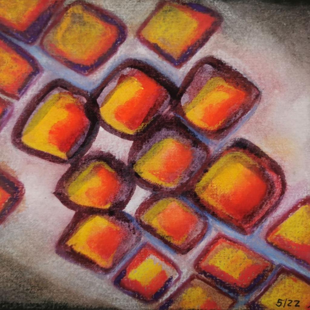 "Lebensraum 10" 5/2022, 12 x 17 cm, Aquarell auf Papier