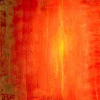 "Lichtspalte" 10/2004, 80 x 80 cm, Marmormehl, Ölfarbe auf Leinwand